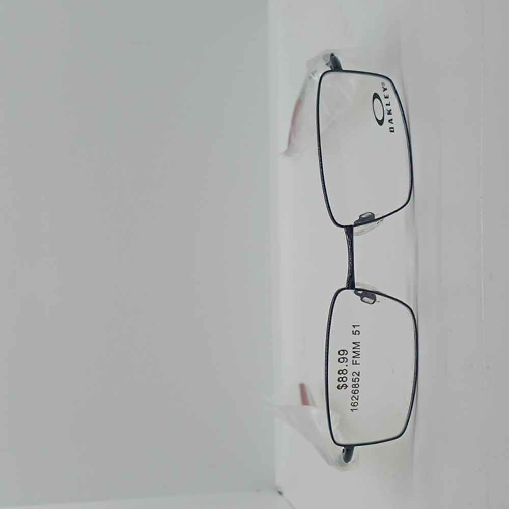 NWT MEN'S OAKLEY TOPSPINNER EYEGLASS FRAMES POLISHED BLACK